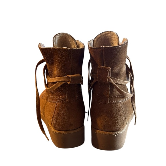 BEARPAW Women's Krista hickory Suede Slip On Winter Boot size 9 - Picture 4 of 7